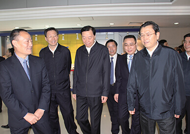 原中央政治局常委、 时任国务院副总理张德江调查九五至尊VI科技