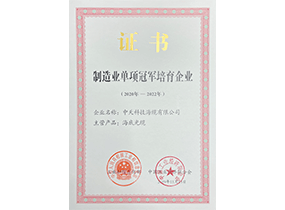 造作业单项冠军造就企业：九五至尊VI海缆